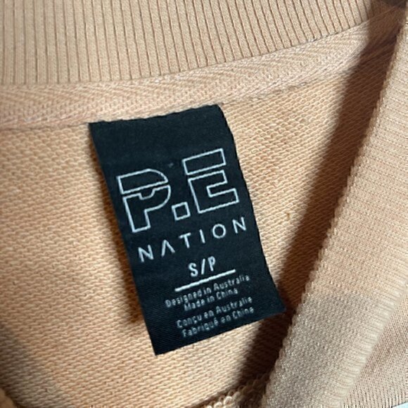 P.E. Nation apricot cropped sweatshirt - Picture 3 of 7